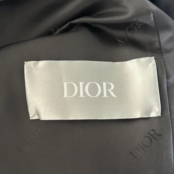 Dior Alex Fonton Black & Pink Logo Bomber Jacket